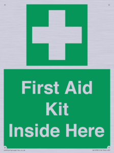 First Aid Kit Inside Here